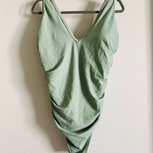 KONA SOL One Piece Swim Bathing Suit Olive Green size 22W